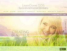 Tablet Screenshot of lauracrowedds.com